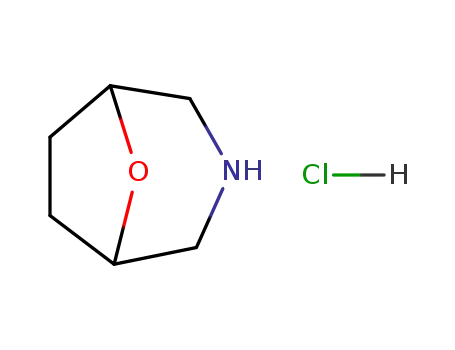 Molecular Structure of 54745-74-3 (8-OXA-3-AZABICYCLO[3.2.1]OCTANEHYDROCHLORIDE)