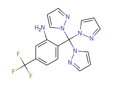 2-(tri(1H-pyrazol-1-yl)methyl)-5-(trifluoromethyl)aniline