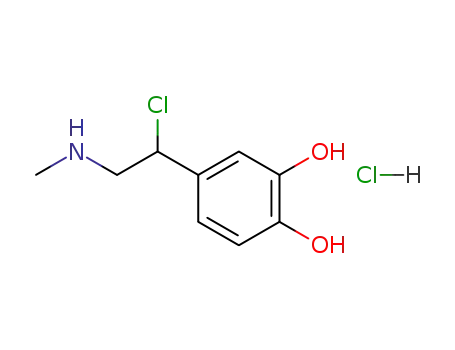 4-(1-chloro-2-methylamino-ethyl)-pyrocatechol; hydrochloride