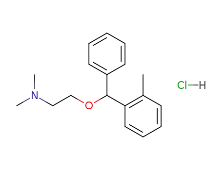N,N-dimethyl-2-[(2-methylphenyl)-phenylmethoxy]ethanamine;hydron;chloride