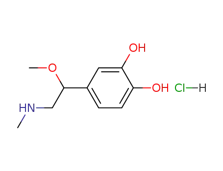 4-(1-methoxy-2-methylamino-ethyl)-pyrocatechol; hydrochloride