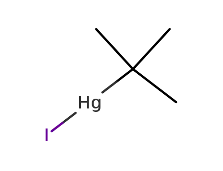Molecular Structure of 89379-02-2 (Mercury, (1,1-dimethylethyl)iodo-)