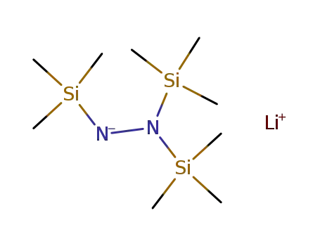 Molecular Structure of 22846-03-3 (Hydrazine, tris(trimethylsilyl)-, lithium salt)