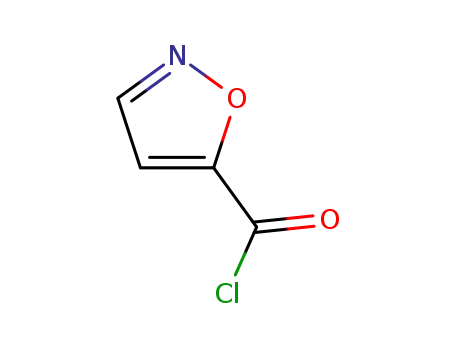 Molecular Structure of 62348-13-4 (ISOXAZOLE-5-CARBONYL CHLORIDE)
