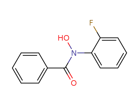 Molecular Structure of 90493-82-6 (Benzamide, N-(2-fluorophenyl)-N-hydroxy-)