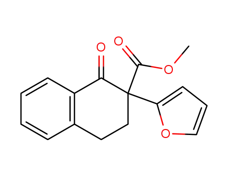 carbomethoxy-2 (furyl-2)-2 dihydro-3,4 naphtalenone-1