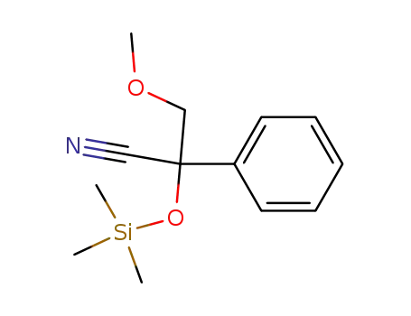 3-methoxy-2-phenyl-2-(trimethylsilyloxy)propionitrile