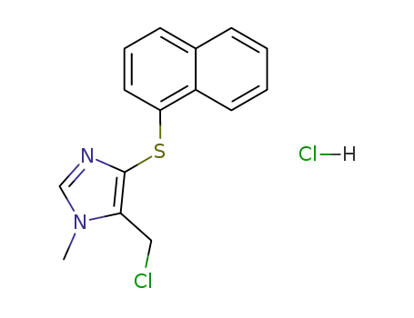 5-(chloromethyl)-1-methyl-4-(1-naphthalenylthio)-1H-imidazole hydrochloride