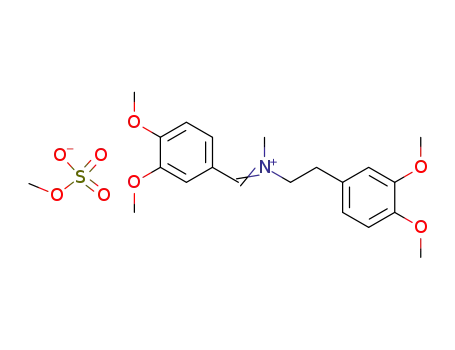 (3,4-dimethoxy-phenethyl)-methyl-veratryliden-ammonium; methyl sulfate