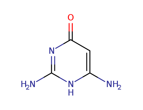 56-06-4,2,4-Diamino-6-hydroxypyrimidine,4(1H)-Pyrimidinone,2,6-diamino- (8CI,9CI);2,4-Diamino-6-hydroxypyrimidine;2,4-Diamino-6-pyrimidinone;2,6-Diamino-3,4-dihydropyrimidin-4-one;2,6-Diamino-4(1H)-pyrimidinone;2,6-Diamino-4(3H)-pyrimidinone;2,6-Diamino-4-hydroxypyrimidine;2,6-Diamino-4-pyrimidinol;2,6-Diaminopyrimidin-4-one;2,6-Diaminopyrimidine-4(3H)-one;6-Aminoisocytosine;6-Hydroxy-2,4-pyrimidinediamine;NSC 44914;NSC 680818;NSC9302;