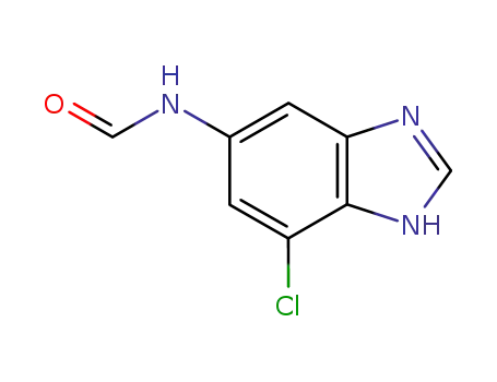 7(4)-chloro-5(6)-formylaminobenzimidazole