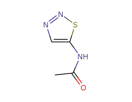 Molecular Structure of 4194-08-5 (N-1,2,3-Thiadiazol-5-ylacetamide)