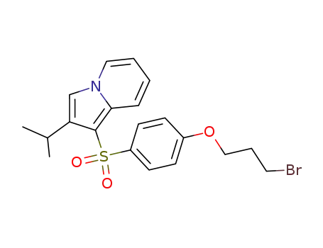 2-Isopropyl-1-[4-(3-bromopropyloxy)benzenesulphonyl]indolizine
