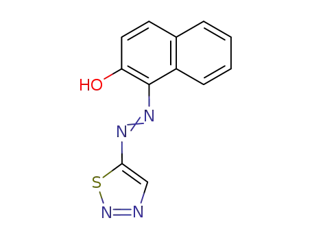 1-[1,2,3]thiadiazol-5-ylazo-naphthalen-2-ol