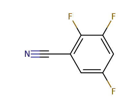 Molecular Structure of 241154-09-6 (2,3,5-TRIFLUOROBENZONITRILE)