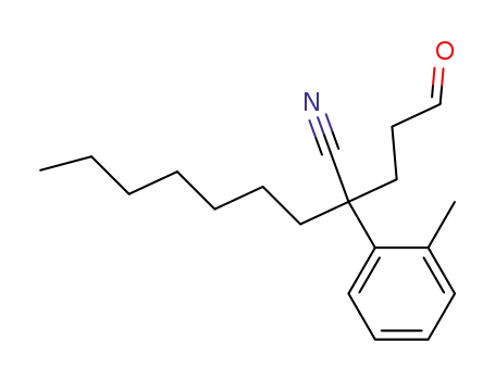 2-(3-Oxo-propyl)-2-o-tolyl-nonanenitrile