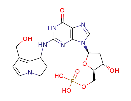 5'-monophosphate of 7-(deoxyguanosin-N2-yl)dehydrosupinidine
