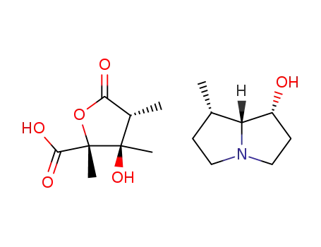 (7aR)-7t-methyl-(7ar)-hexahydro-pyrrolizin-1t-ol; salt with monocrotalic acid
