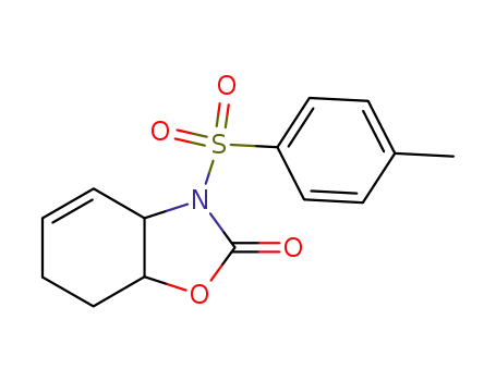 (3aRS,7aSR)-3-tosyl-3a,6,7,7a-tetrahydro-1,3-benzooxazol-2(3H)-one