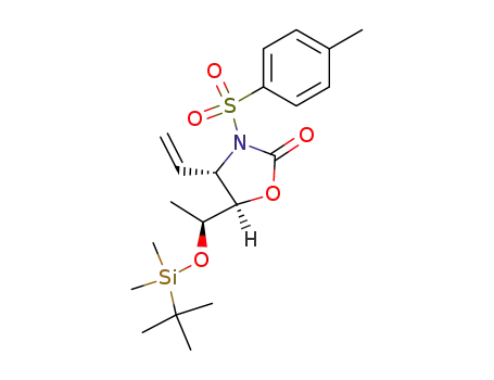 (4S,5R)-5-((S)-1-(tert-butyldimethylsilyloxy)ethyl)-3-tosyl-4-vinyloxazolidin-2-one