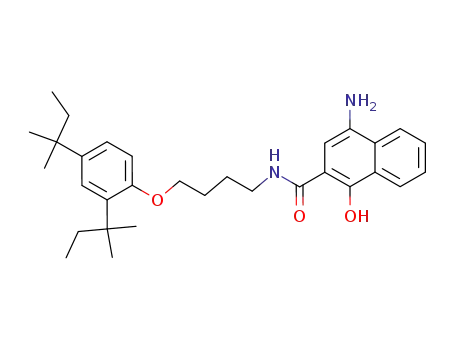 4-Amino-1-hydroxy-N-[4-(2,4-di-tert-pentylphenoxy)butyl]-2-naphthamide