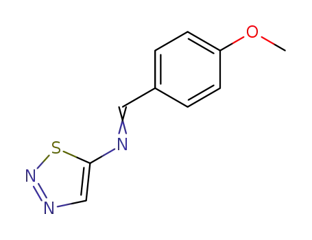 (4-methoxy-benzylidene)-[1,2,3]thiadiazol-5-yl-amine