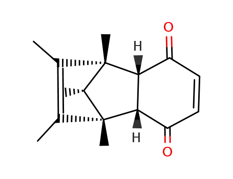 1,2,3,4,9-pentamethyl-1,4,4a,8a-tetrahydro-1,4-methan-naphthalene-5,8-dione