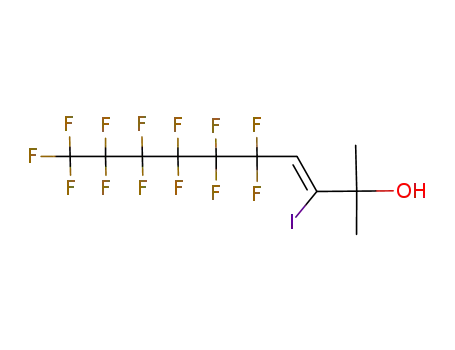 (Z)-5,5,6,6,7,7,8,8,9,9,10,10,10-Tridecafluoro-3-iodo-2-methyl-dec-3-en-2-ol