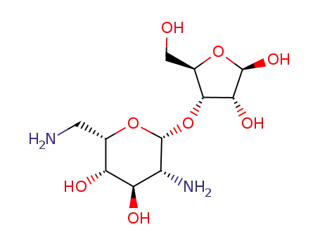 (2S,3S,4R,5R,6R)-5-Amino-2-aminomethyl-6-((2R,3S,4R,5R)-4,5-dihydroxy-2-hydroxymethyl-tetrahydro-furan-3-yloxy)-tetrahydro-pyran-3,4-diol