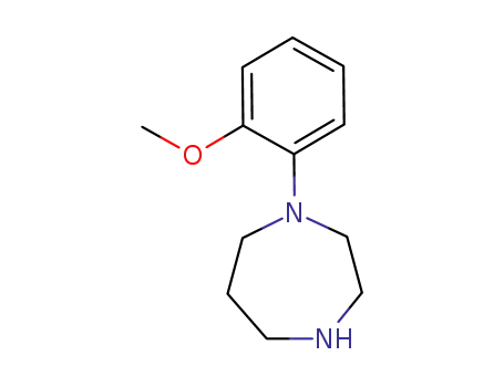 Molecular Structure of 152943-97-0 (1-(2-Methoxyphenyl)-[1,4]diazepane)