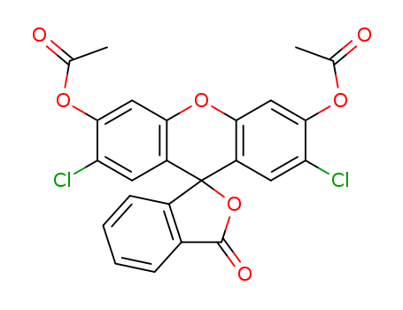 Spiro[isobenzofuran-1(3H),9'-[9H]xanthen]-3-one,3',6'-bis(acetyloxy)-2',7'-dichloro-(2044-85-1)