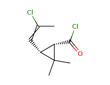 (E/Z)-cis-3-(2-chloro-1-propenyl)-2,2-dimethylcyclopropanecarboxylic acid chloride
