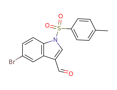 5-bromo-N-(1-p-toluenesulphonylindole)-3-carboxaldehyde