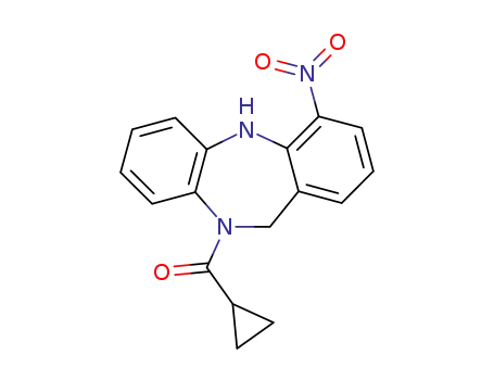 Cyclopropyl-(4-nitro-5,11-dihydro-dibenzo[b,e][1,4]diazepin-10-yl)-methanone