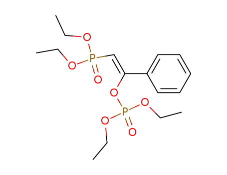 Molecular Structure of 194666-43-8 (Phosphoric acid, 2-(diethoxyphosphinyl)-1-phenylethenyl diethyl ester,
(Z)-)