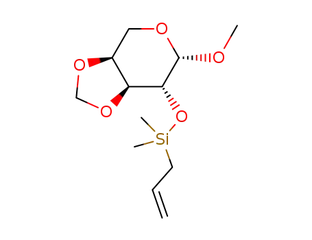 Allyl-((3aS,6S,7R,7aS)-6-methoxy-tetrahydro-[1,3]dioxolo[4,5-c]pyran-7-yloxy)-dimethyl-silane