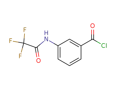 3-Trifluoroacetyl-aminobenzoyl chloride