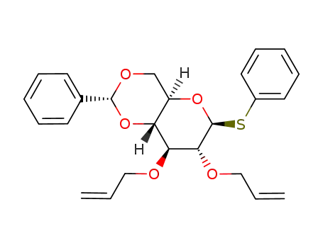 (2R,4aR,6S,7R,8S,8aR)-7,8-Bis-allyloxy-2-phenyl-6-phenylsulfanyl-hexahydro-pyrano[3,2-d][1,3]dioxine