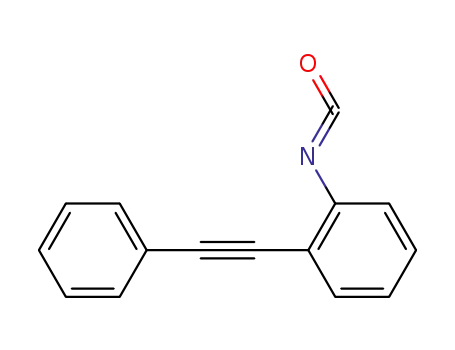 Molecular Structure of 220466-11-5 (Benzene, 1-isocyanato-2-(phenylethynyl)-)