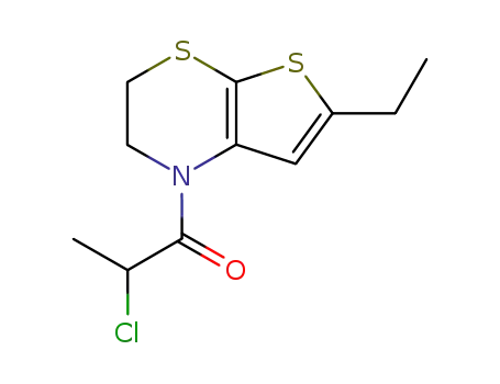 1-(2-Chlorpropionyl)-6-ethyl-2,3-dihydro-1H-thieno[2,3-b][1,4]thiazin