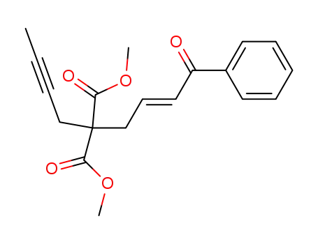 dimethyl (E)-2-(but-2-yn-1-yl)-2-(4-oxo-4-phenylbut-2-en-1-yl)malonate