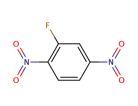 Molecular Structure of 7800-26-2 (Benzene, 2-fluoro-1,4-dinitro-)