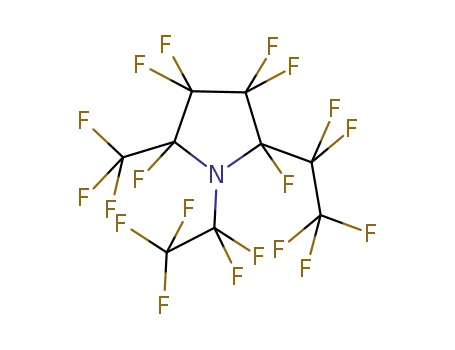 2,3,3,4,4,5-hexafluoro-1,2-bis-pentafluoroethyl-5-trifluoromethyl-pyrrolidine