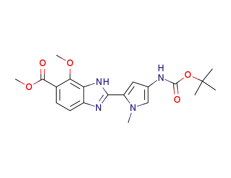 2-(4-tert-butoxycarbonylamino-1-methyl-1H-pyrrol-2-yl)-4-methoxy-3H-benzimidazole-5-carboxylic acid methyl ester