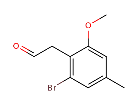 2-bromo-6-methoxy-4-methylphenylacetaldehyde