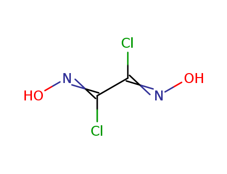 2038-44-0,Dichloroglyoxime,Ethanediimidoyldichloride, dihydroxy- (9CI);Glyoxime, dichloro- (6CI,7CI);Oxalohydroximoylchloride (8CI);1,2-Dichloroglyoxime;Ethanedioyldichloride, dioxime;NSC 528431;Oxalyl chloride, dioxime;