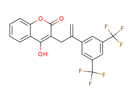 3-{2-[3,5-bis(trifluoromethyl)phenyl]prop-2-en-1-yl}-4-hydroxy-2H-chromen-2-one