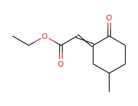 (5-methyl-2-oxo-cyclohexylidene)acetic acid ethyl ester