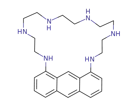 anthraceno-1,4,7,10,13,16-hexaazacycloheneicosane