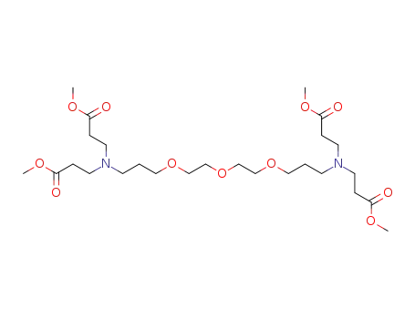3-[{3-[2-(2-{3-[bis-(2-methoxycarbonyl-ethyl)-amino]-propoxy}-ethoxy)-ethoxy]-propyl}-(2-methoxycarbonyl-ethyl)-amino]-propionic acid methyl ester